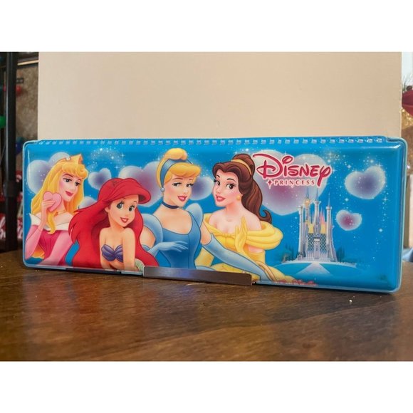 90s Vintage Walt Disney Princess Pencil Case // Multi-compartment and Magnetic - Picture 1 of 11